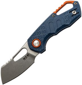 MKM Isonzo Linerlock Blue Folding Knife N690 Stainless