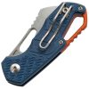 MKM Isonzo Linerlock Blue Folding Knife N690 Stainless