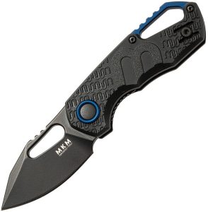 MKM Isonzo Linerlock Black N690 Folding Knife 2.25"
