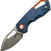 MKM Isonzo Linerlock Blue N690 Folding Knife 2.25" Blade