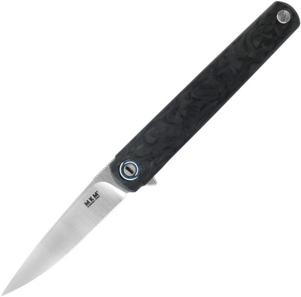 MKM Flame Framelock Drop Carbon Fiber - M390