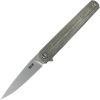 MKM Flame Framelock Drop Micarta - M390