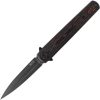 MKMFL02FCLTD.jpg MKM Flame Framelock Dagger Lava Carbon Fiber - M390