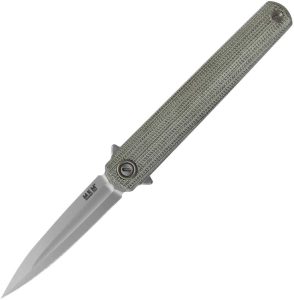 MKMFL02GCT.jpg MKM Flame Framelock Dagger Micarta - M390