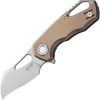 MKMFX03M1TBR.jpg MKM Isonzo Hawkbill Linerlock Bronze Titanium