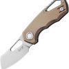 MKMFX03M2TBR.jpg MKM Isonzo Cleaver Linerlock Bronze Titanium
