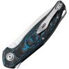 MKM Goccia Linerlock Folding Knife M390 Carbon Fiber Arctic Storm