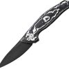 MKM Goccia Linerlock White Storm Carbon Fiber Folding Knife