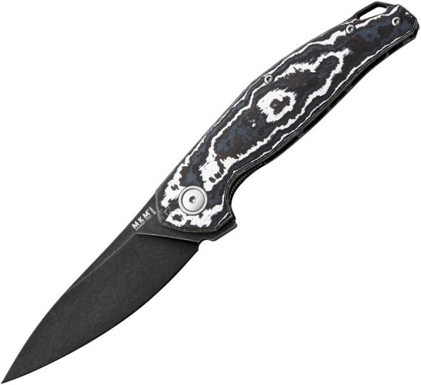 MKM Goccia Linerlock White Storm Carbon Fiber Folding Knife