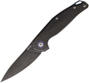 MKM Goccia Linerlock Titanium M390 Folding Knife Black