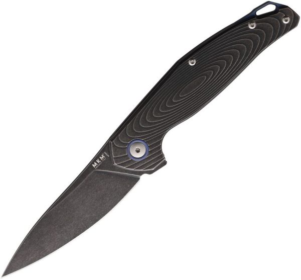 MKM Goccia Linerlock Titanium M390 Folding Knife Black