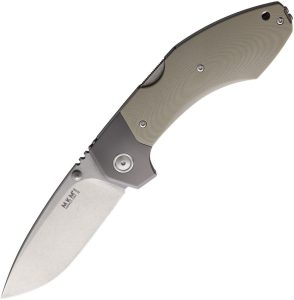 MKM Hero Lockback Tan G10 Folding Knife