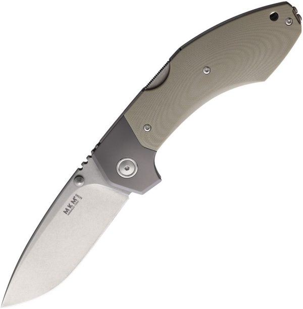 MKM Hero Lockback Tan G10 Folding Knife