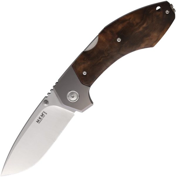 MKM Hero Lockback Walnut M390 Folding Knife Italian Made
