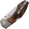MKM Hero Lockback Walnut M390 Folding Knife Italian Made