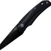 MKM-Maniago Knife Makers ICE Folding Knife 2.5" CPM MagnaCut Linerlock Black G10