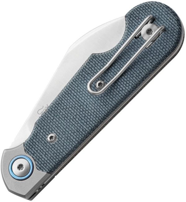 MKM Jaques Folder Denim Canvas MagnaCut Wharncliffe Folding Knife