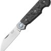 MKM Jaques Folder Dark Matter MagnaCut Wharncliffe Folding Knife