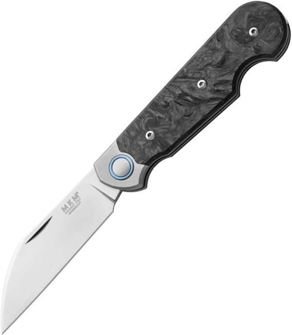 MKM Jaques Folder Dark Matter MagnaCut Wharncliffe Folding Knife