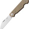 MKM Jaques Folder Green Canvas MagnaCut Wharncliffe Folding Knife