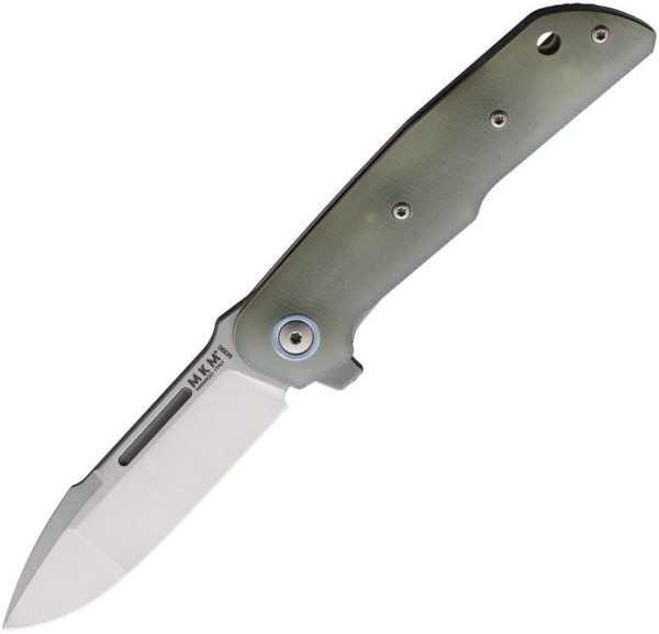 MKM Clap Linerlock Jade G10 Folding Knife