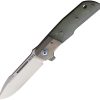 MKM Clap Linerlock G10/Titanium Jade Folding Knife