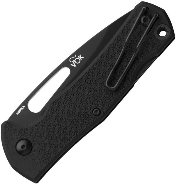 MKM LOV Lockback Black N690 Folding Knife Italian EDC