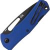 MKM LOV Lockback Blue Folding Knife N690 Stainless Steel