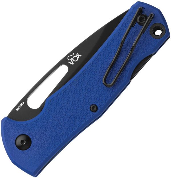 MKM LOV Lockback Blue Folding Knife N690 Stainless Steel