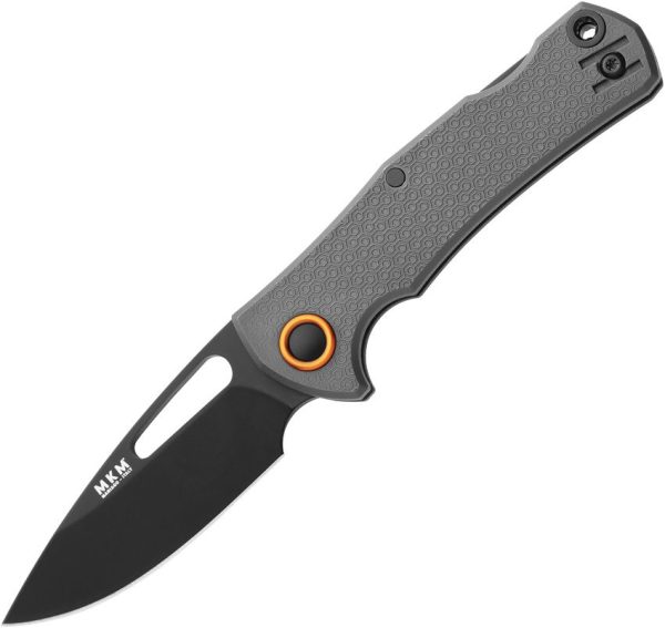 MKM LOV Lockback Gray Folding Knife N690 Stainless Italian