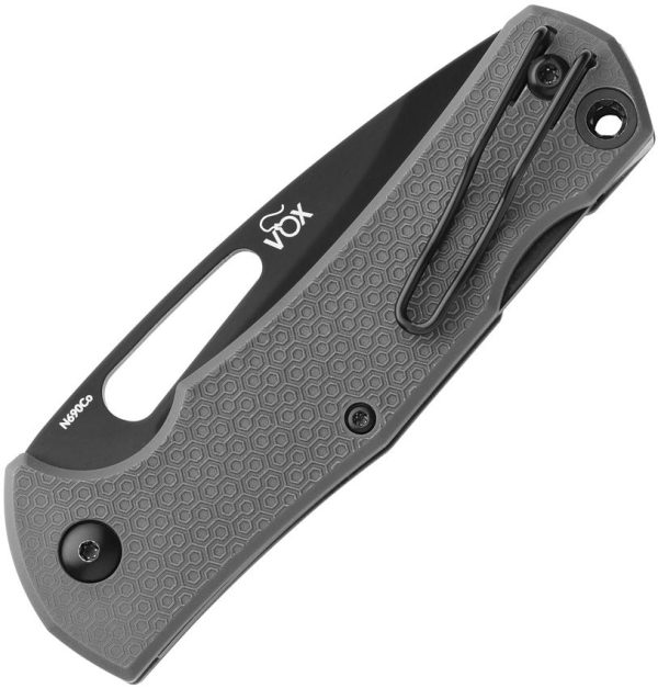 MKM LOV Lockback Gray Folding Knife N690 Stainless Italian