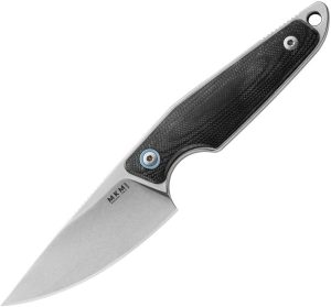 MKM Makro 1 Black G10 Fixed Blade Knife M390 Steel