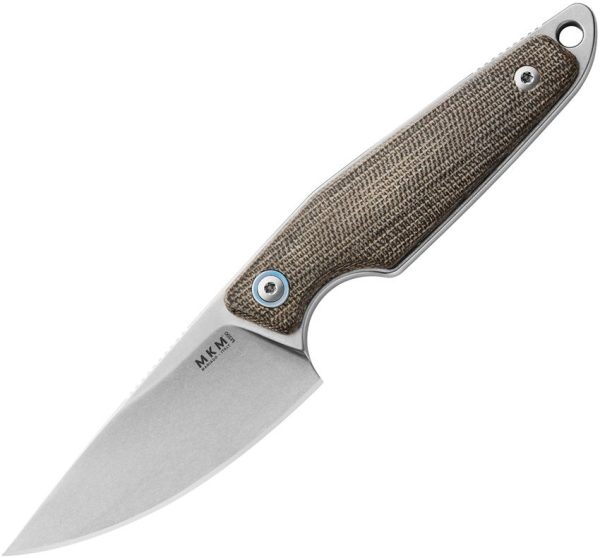 MKM-Maniago Makro 1 Green Micarta Fixed Blade