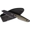 MKM Makro 2 Black Green Micarta Fixed Blade Knife M390