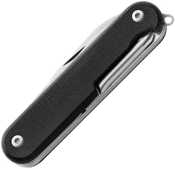 MKM Malga 5 Multi Tool Folding Knife MagnaCut Black Micarta