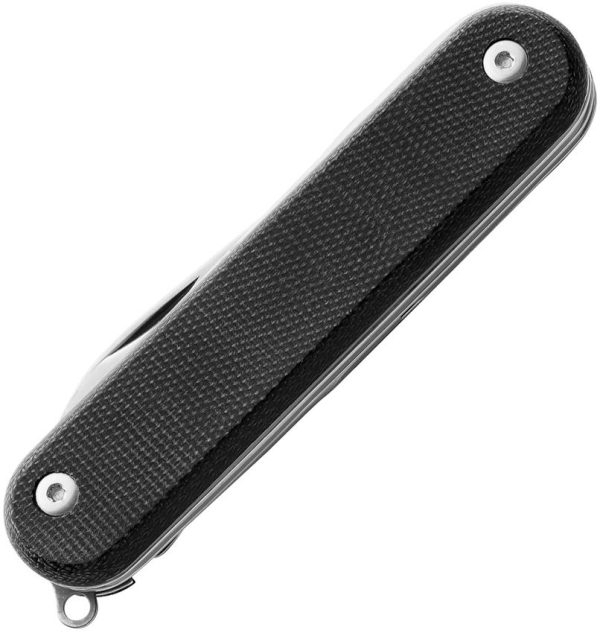 MKM Malga 5 Multi Tool Folding Knife MagnaCut Black Micarta