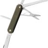 MKM-Maniago Malga 5 Multipurpose Knife - Green Micarta
