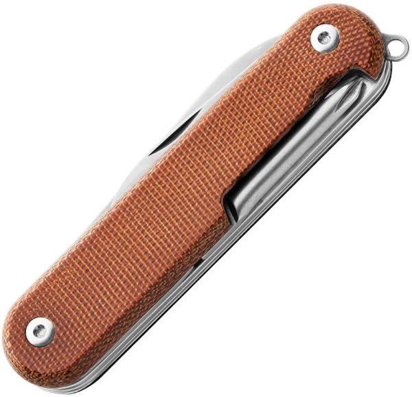 MKM Malga 5 MagnaCut Multi-Tool Folding Knife Natural Canvas