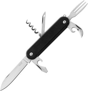 MKM Malga 6 MagnaCut Folding Multi Tool Black Micarta