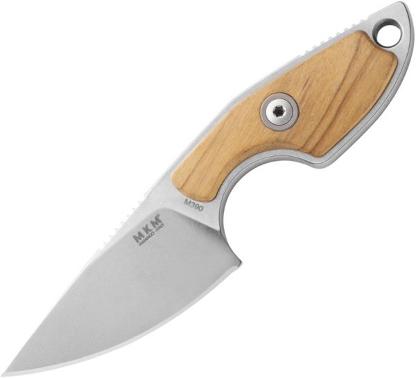 MKM Mikro 1 Fixed Blade M390 Olive Wood Knife Italy