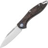 MKM Fara Slip Joint Folding Knife M390 Dark Matter Copper