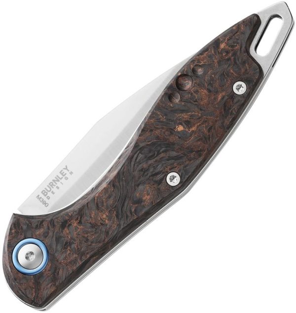 MKM Fara Slip Joint Folding Knife M390 Dark Matter Copper