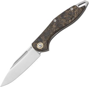MKMMY01DMGD.jpg MKM Fara Slip Joint Folding Knife M390 Dark Matter Gold Carbon Fiber