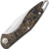 MKM Fara Slip Joint Folding Knife M390 Dark Matter Gold Carbon Fiber