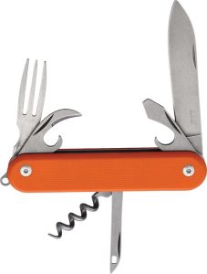 MKMP06GOR.jpg MKM-Maniago Malga 6 Multipurpose Knife - Orange G10