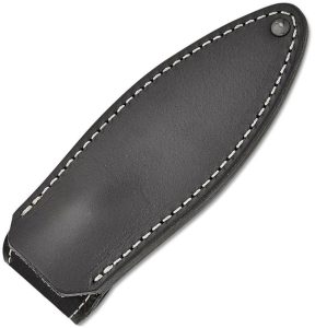 MKM Magnetic Pocket Sheath Black Leather Fixed Blade Knife