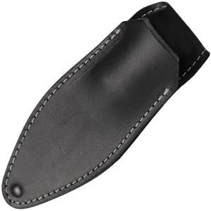 MKM Magnetic Pocket Sheath Fixed Blade 4.74" Black Leather