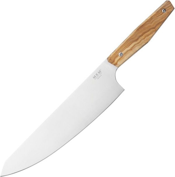 MKM Prima Gyuto 8" Chef's Knife Olive Wood Full Tang Italian