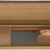 MKM Prima Santoku Olive 6.88" Satin Stainless Fixed Blade Knife
