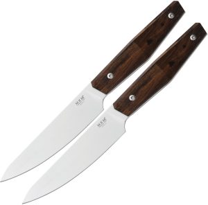 MKMPRST2Z.jpg MKM Steak Knife Set 2pc Ziricote Wood X50CrMoV15 Italian